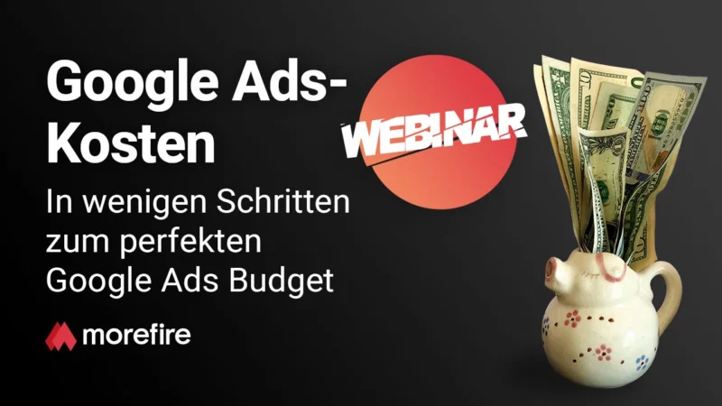 Cover des Webinar Google Ads Kosten