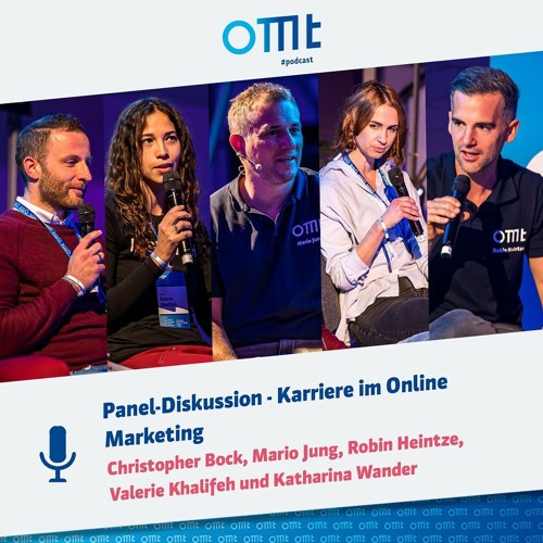 Teilnehmer einer Panel-Diskussion über Karriere im Online-Marketing im OMT Podcast