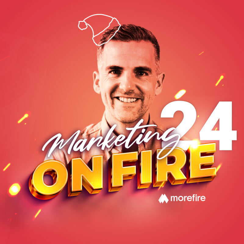 Marketing on fire Podcast Cover Adventsfolge 24