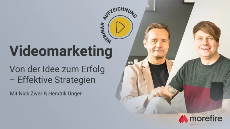 Cover von Videomarketing Webinar