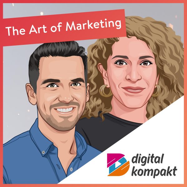 Robin Heintze und Khazer Alizadeh auf dem Podcast-Cover von "The Art of Marketing