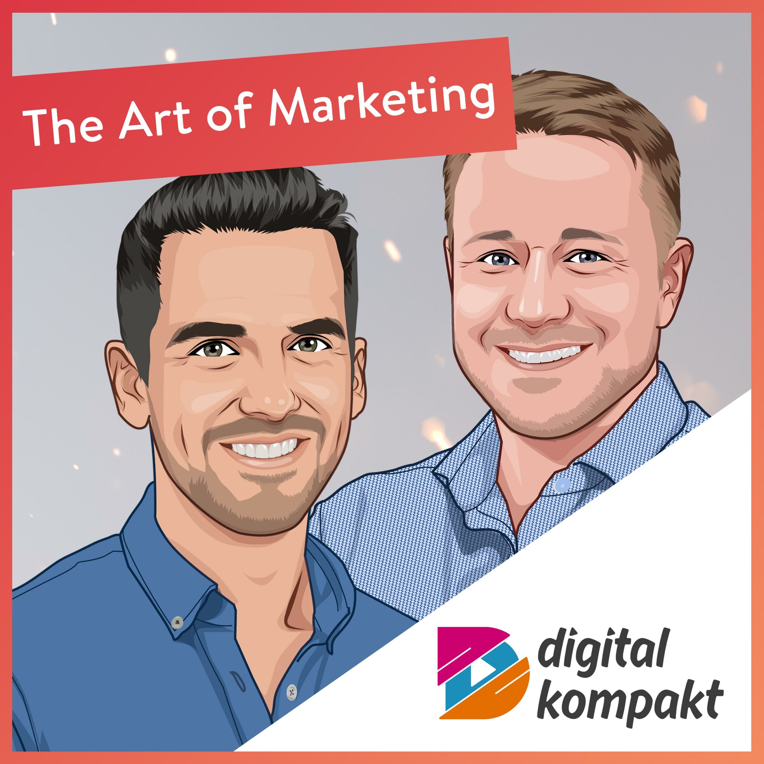 Illustration von Maik Lehmann im Podcast 'The Art of Marketing' von Digital Kompakt