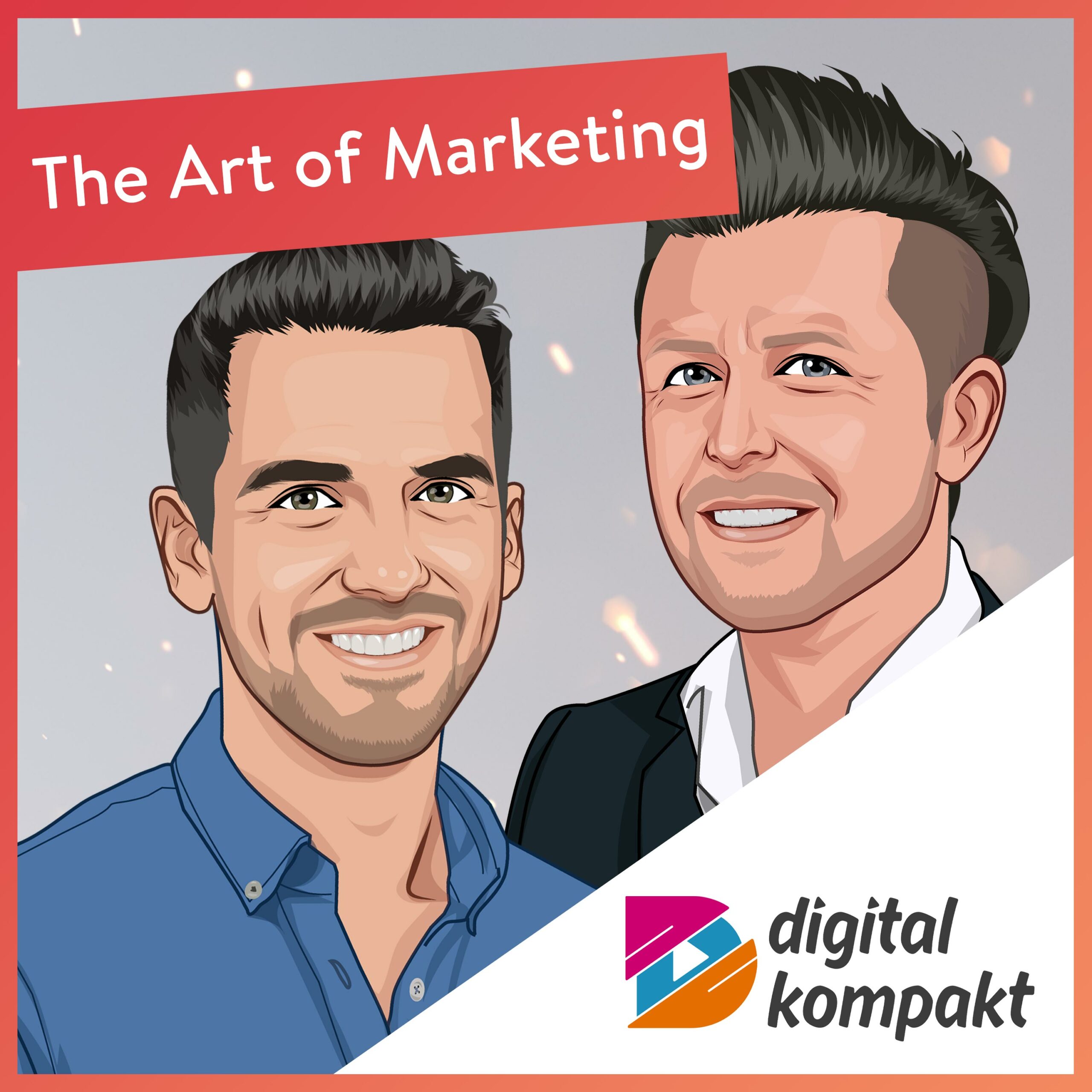 Illustration von Jörg Hesse im Podcast 'The Art of Marketing' von Digital Kompakt