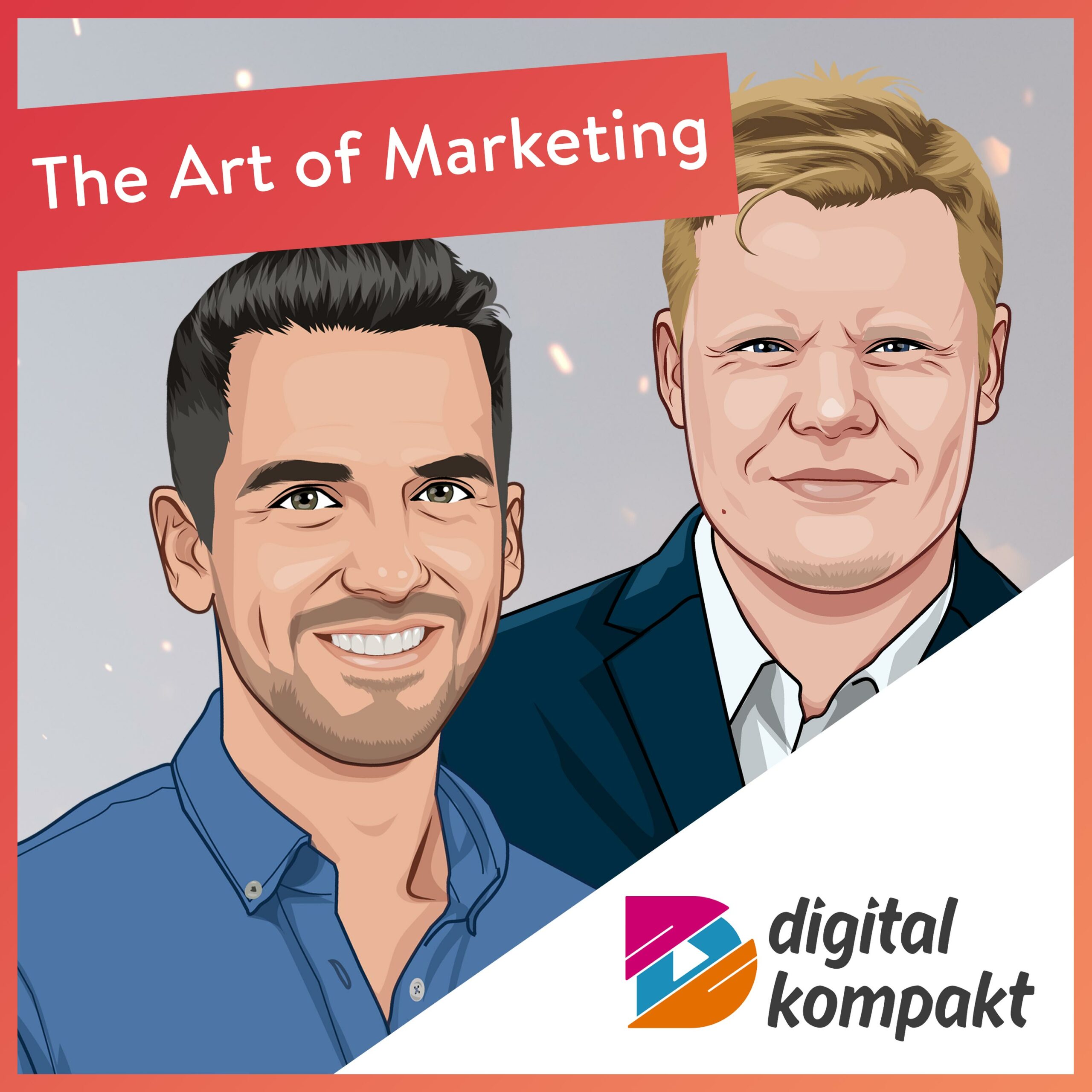 Illustration von Matthias Niggehoff im Podcast 'The Art of Marketing' von Digital Kompakt