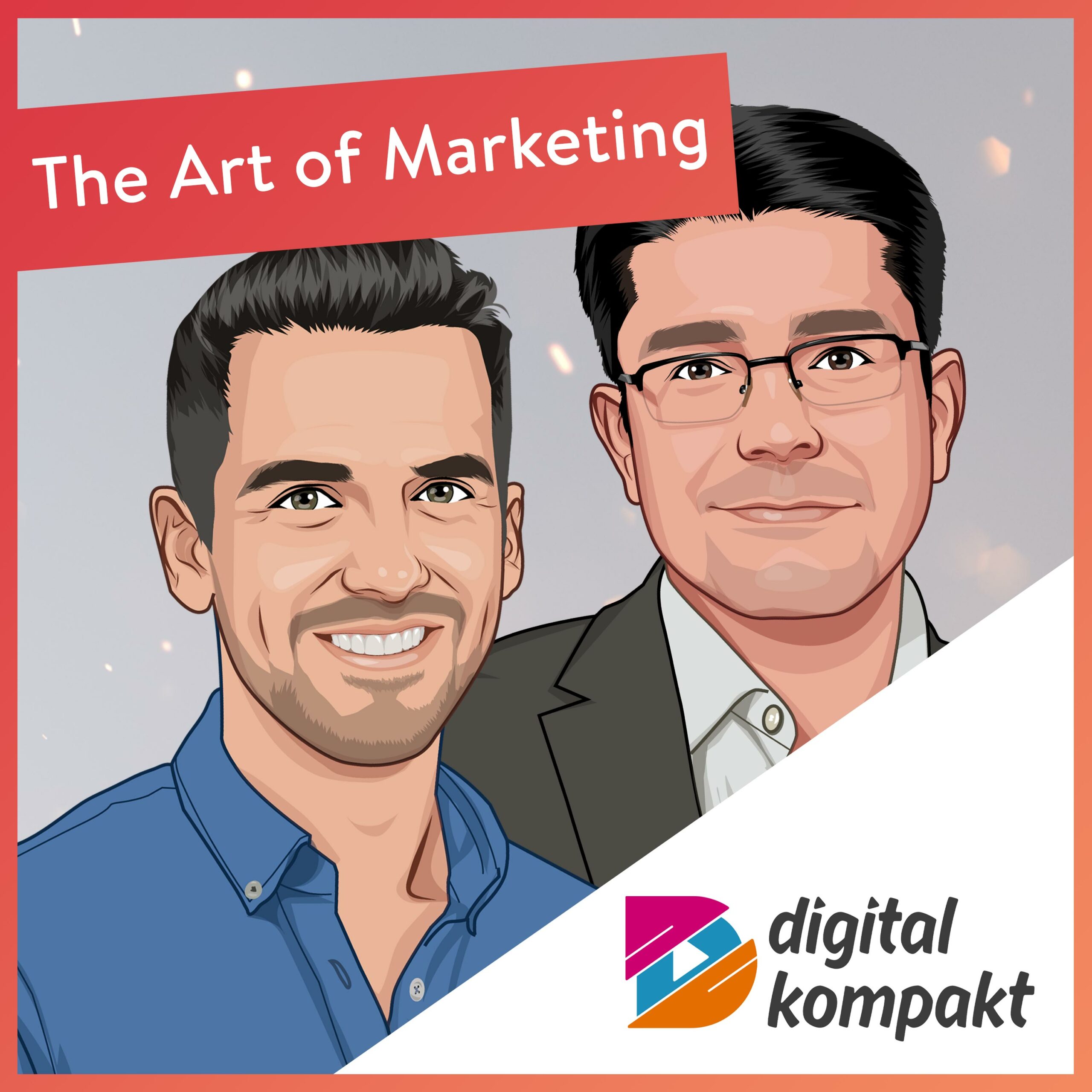 Illustration von Zoran Katic im Podcast 'The Art of Marketing' von Digital Kompakt