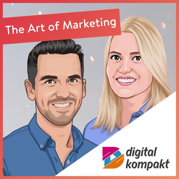 Illustration von Nina Künzl im Podcast 'The Art of Marketing' von Digital Kompakt