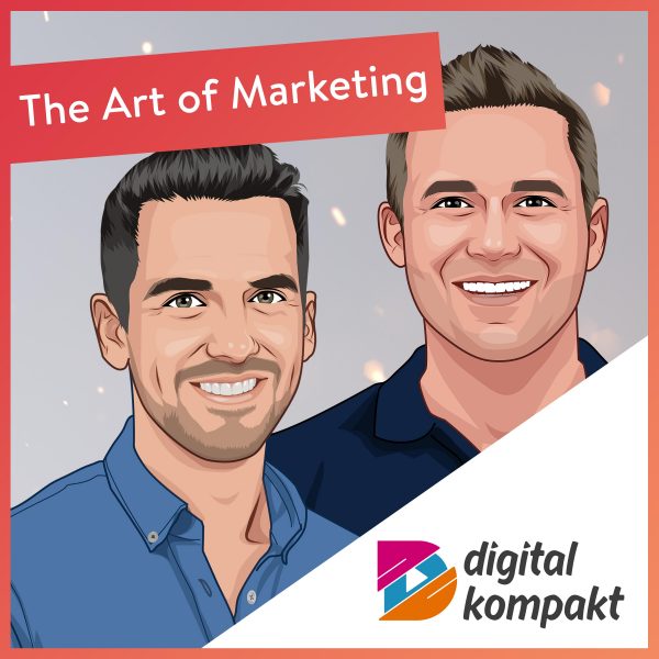 Podcast-Cover „The Art of Marketing“ mit Mario Jung und Co-Moderator