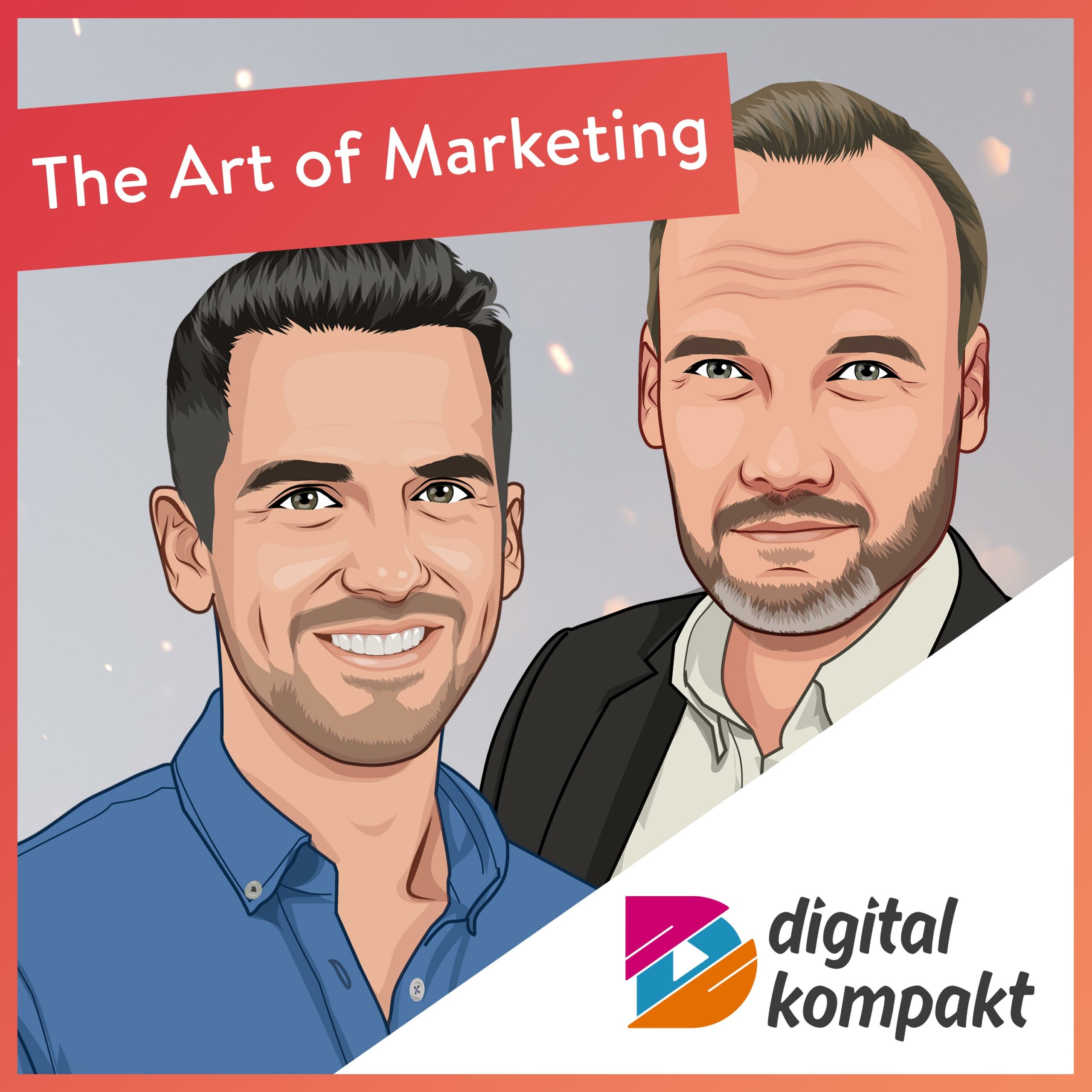 Illustration von Björn Radde im Podcast 'The Art of Marketing' von Digital Kompakt