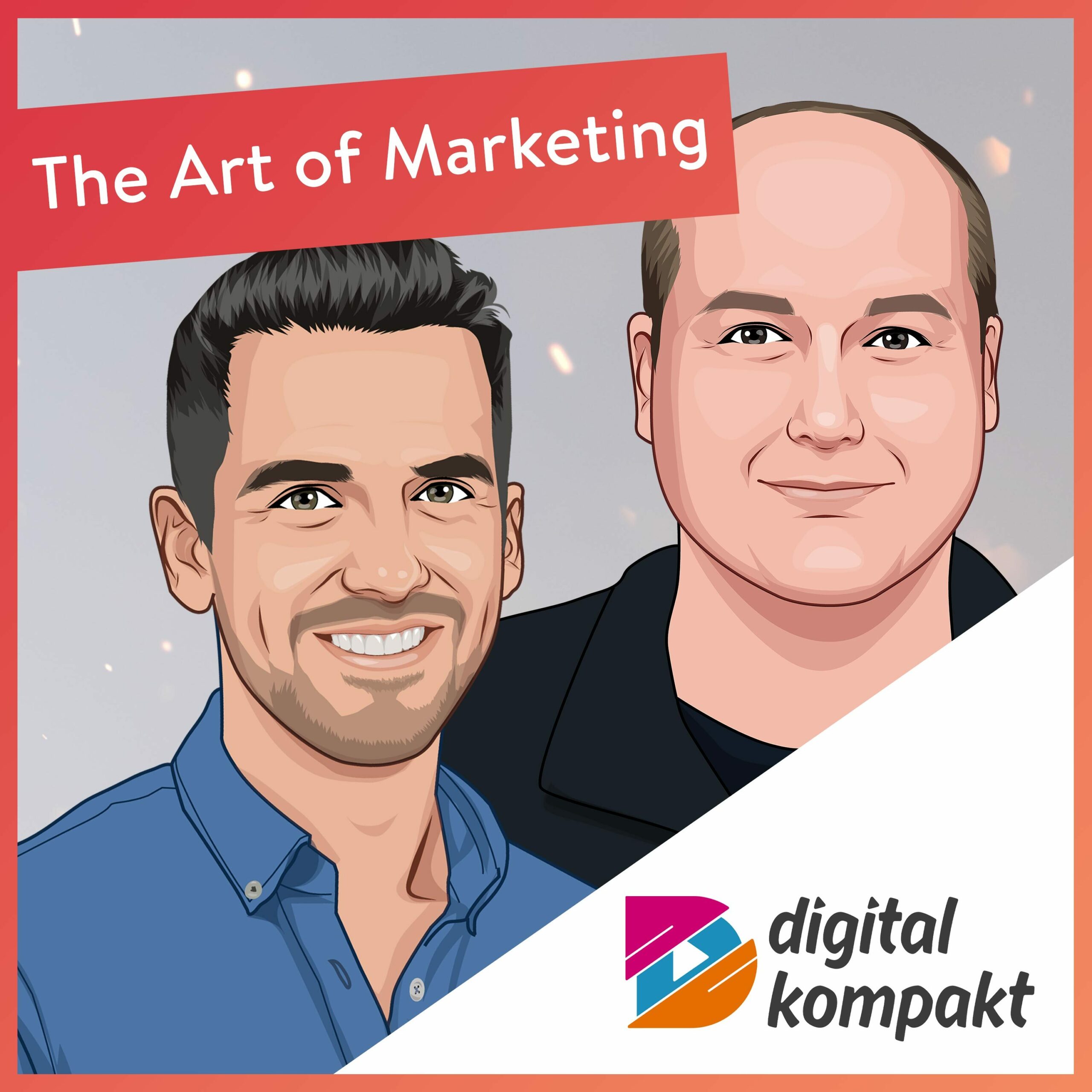 Illustration von Michael Weber im Podcast 'The Art of Marketing' von Digital Kompakt