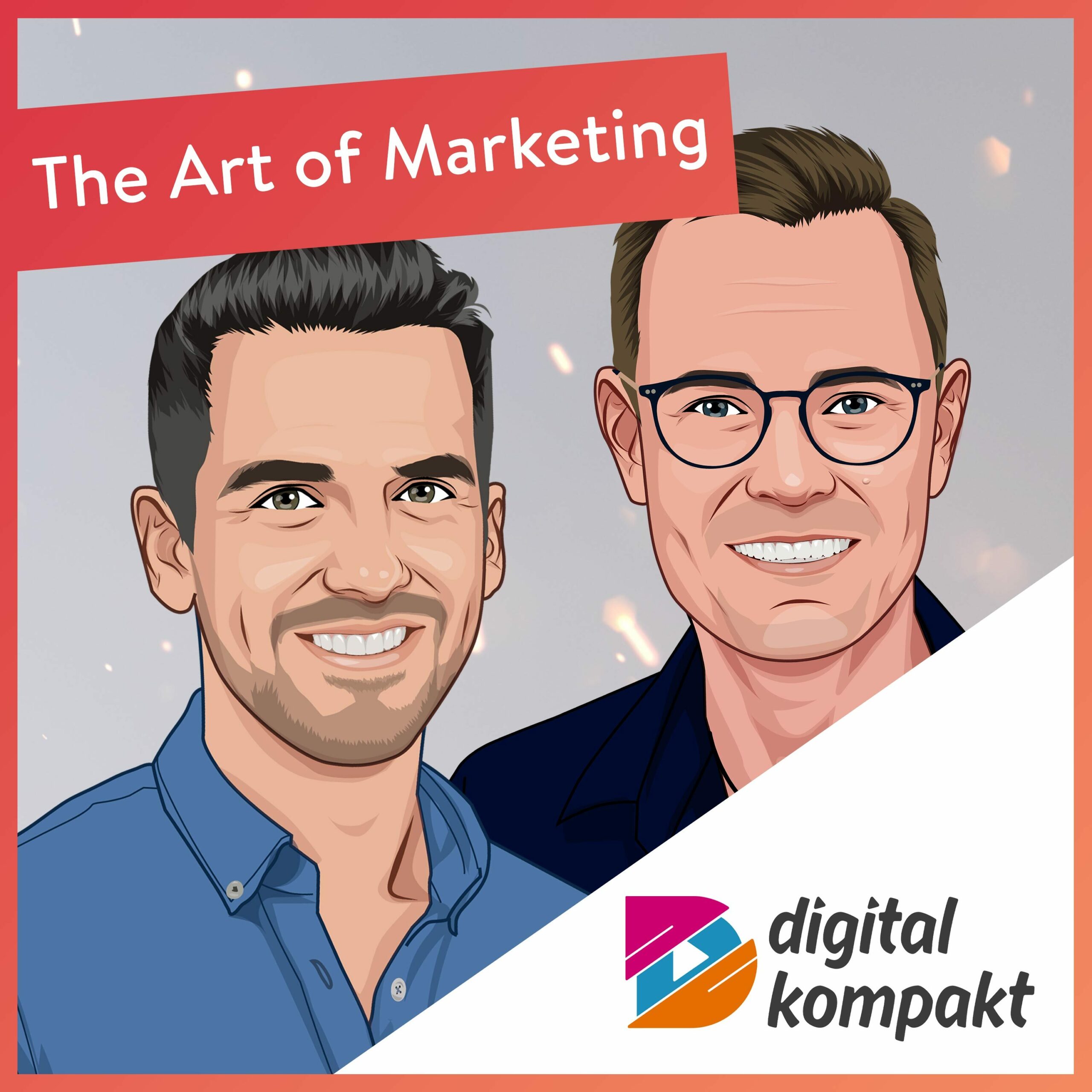 Illustration von Stefan Wolk im Podcast 'The Art of Marketing' von Digital Kompakt