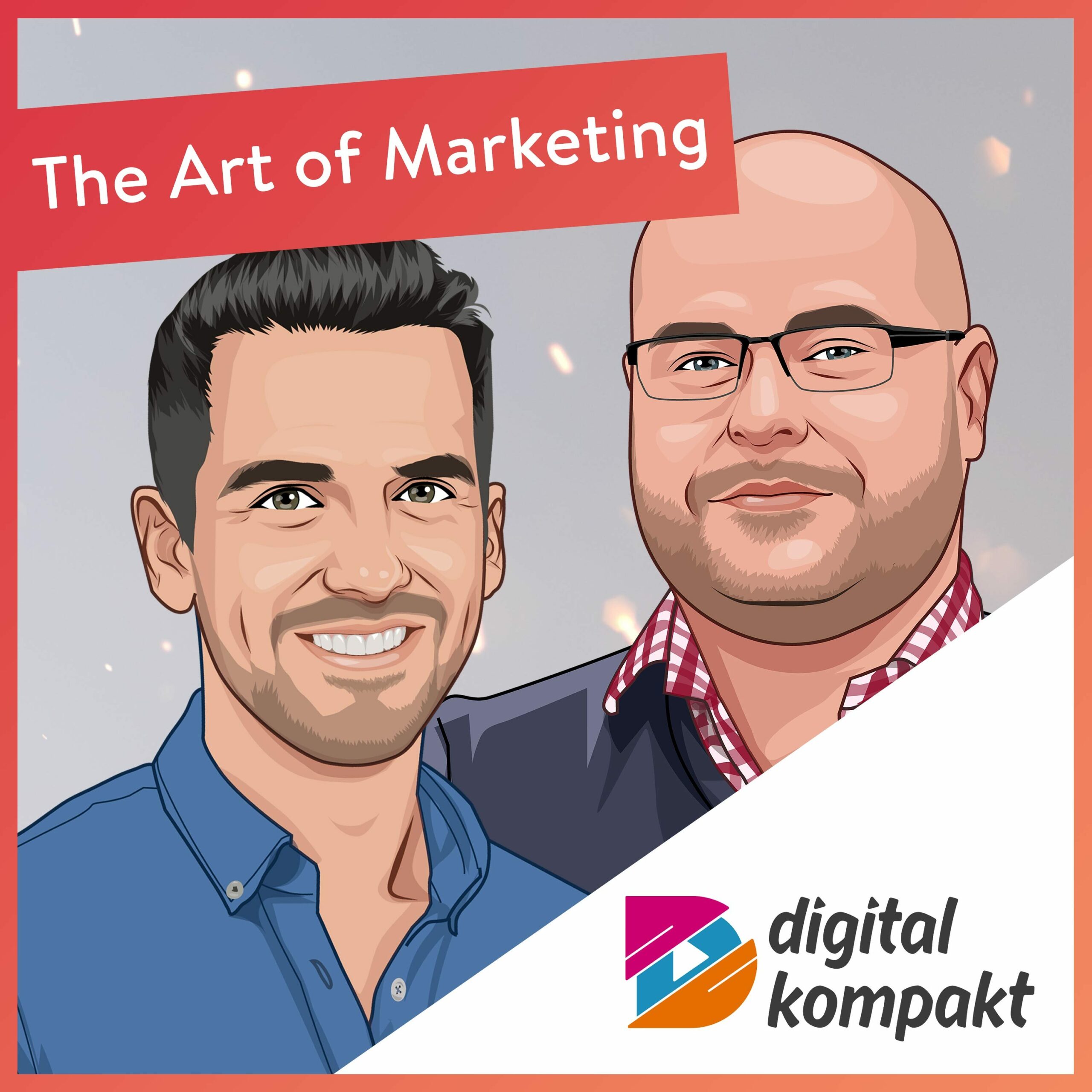 Illustration von Thomas Ziegler im Podcast 'The Art of Marketing' von Digital Kompakt