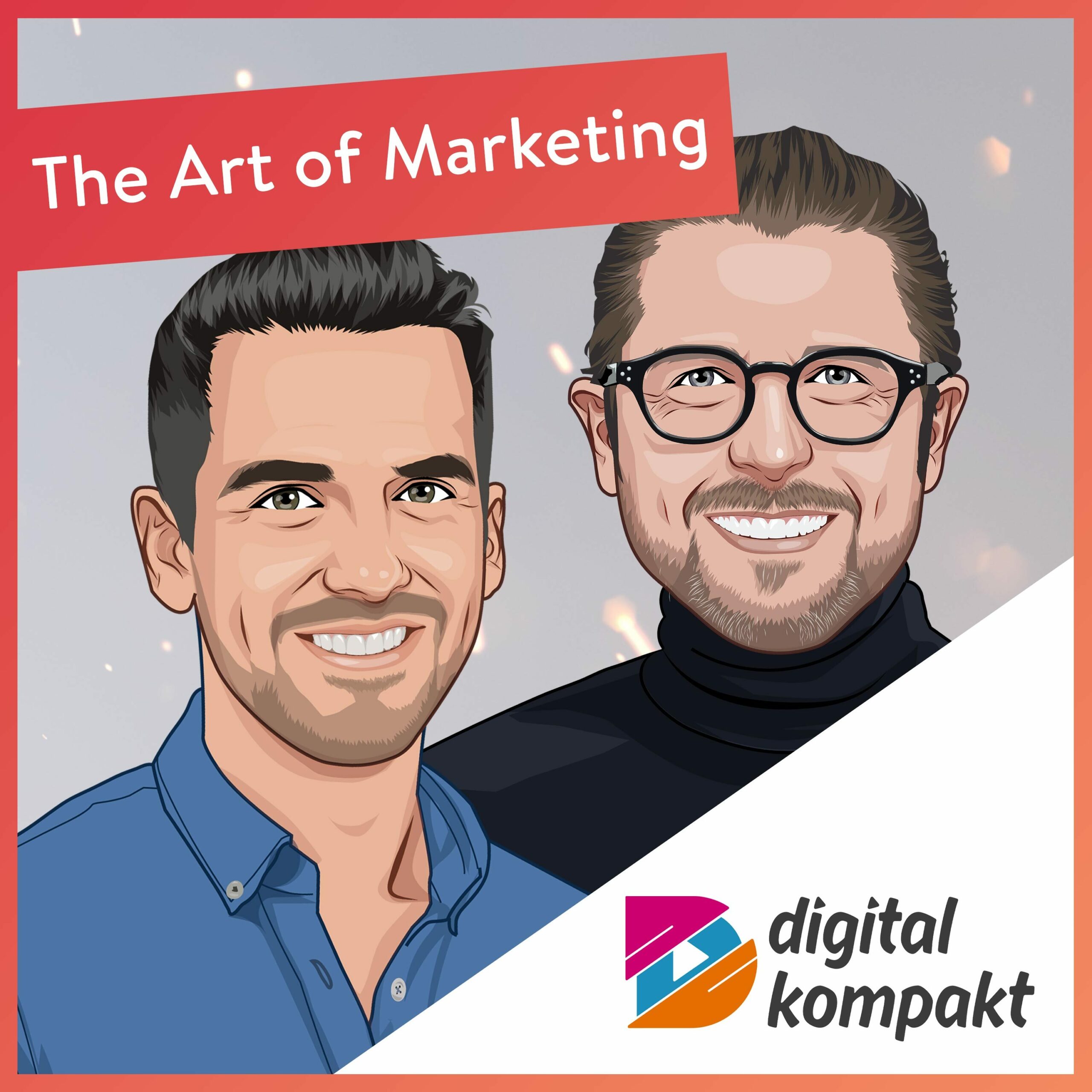 Illustration von Jörg Hesse im Podcast 'The Art of Marketing' von Digital Kompakt