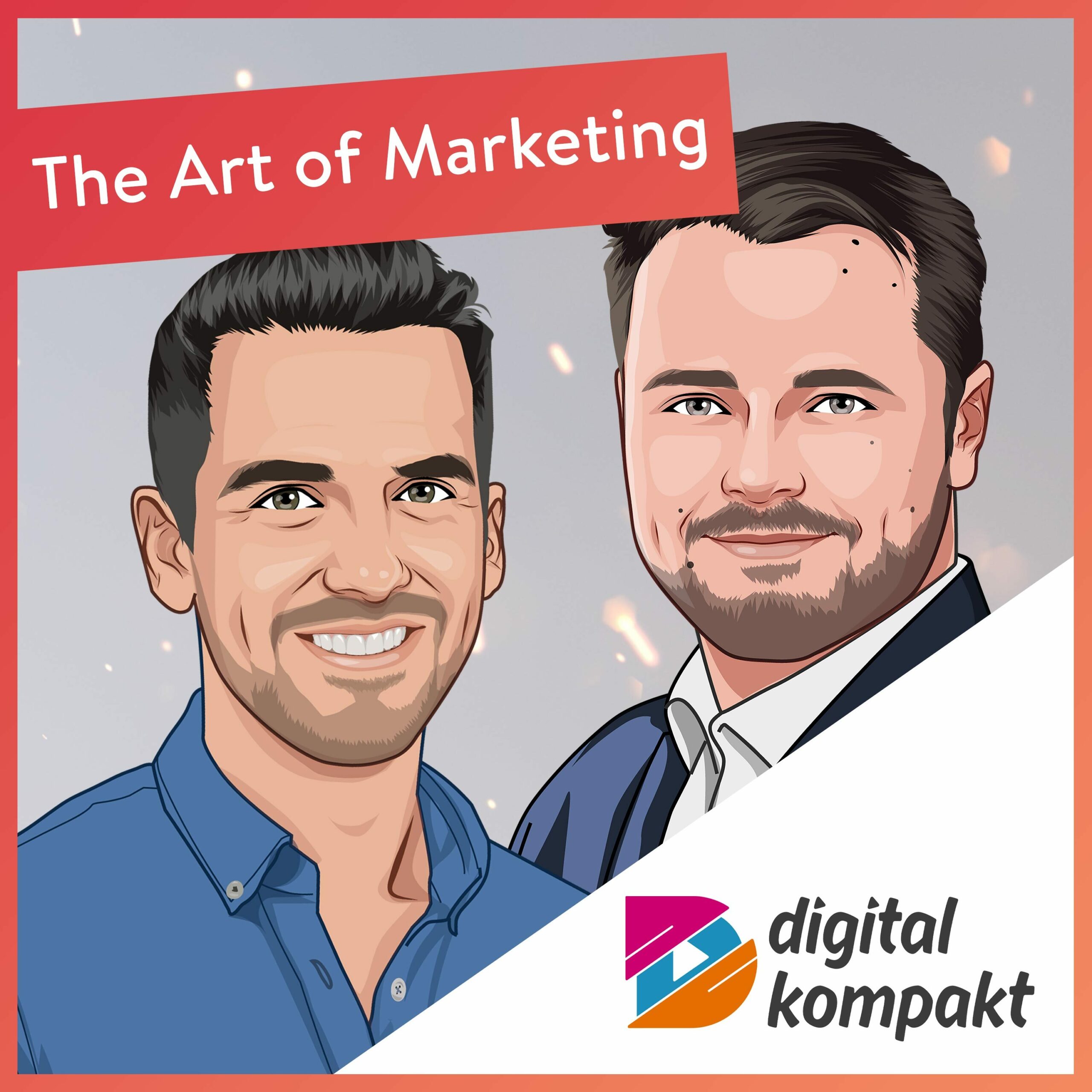 Illustration von Eugen Hermann, Gast im Podcast The Art of Marketing von Digital Kompakt