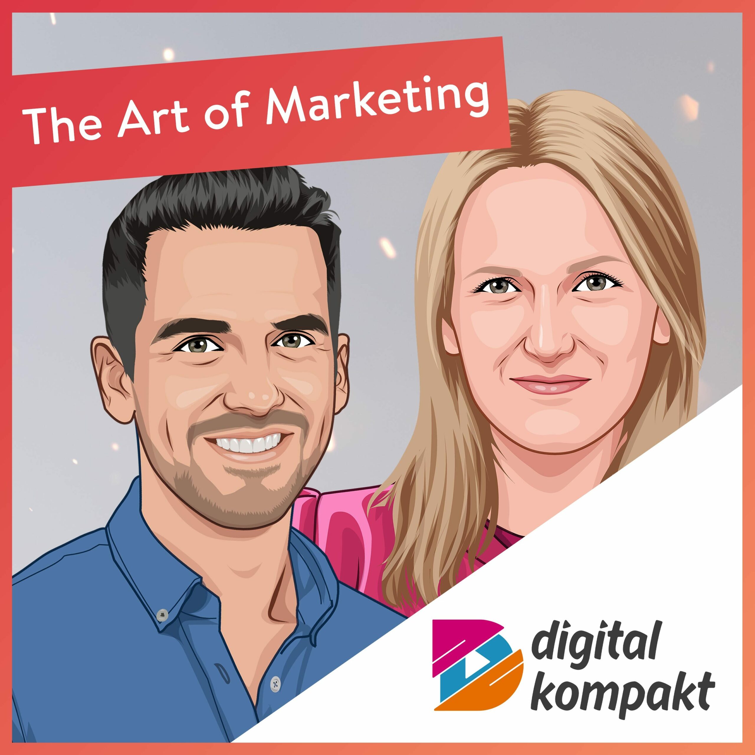 Illustration von Anna Edmonds, Gast im Podcast The Art of Marketing von Digital Kompakt