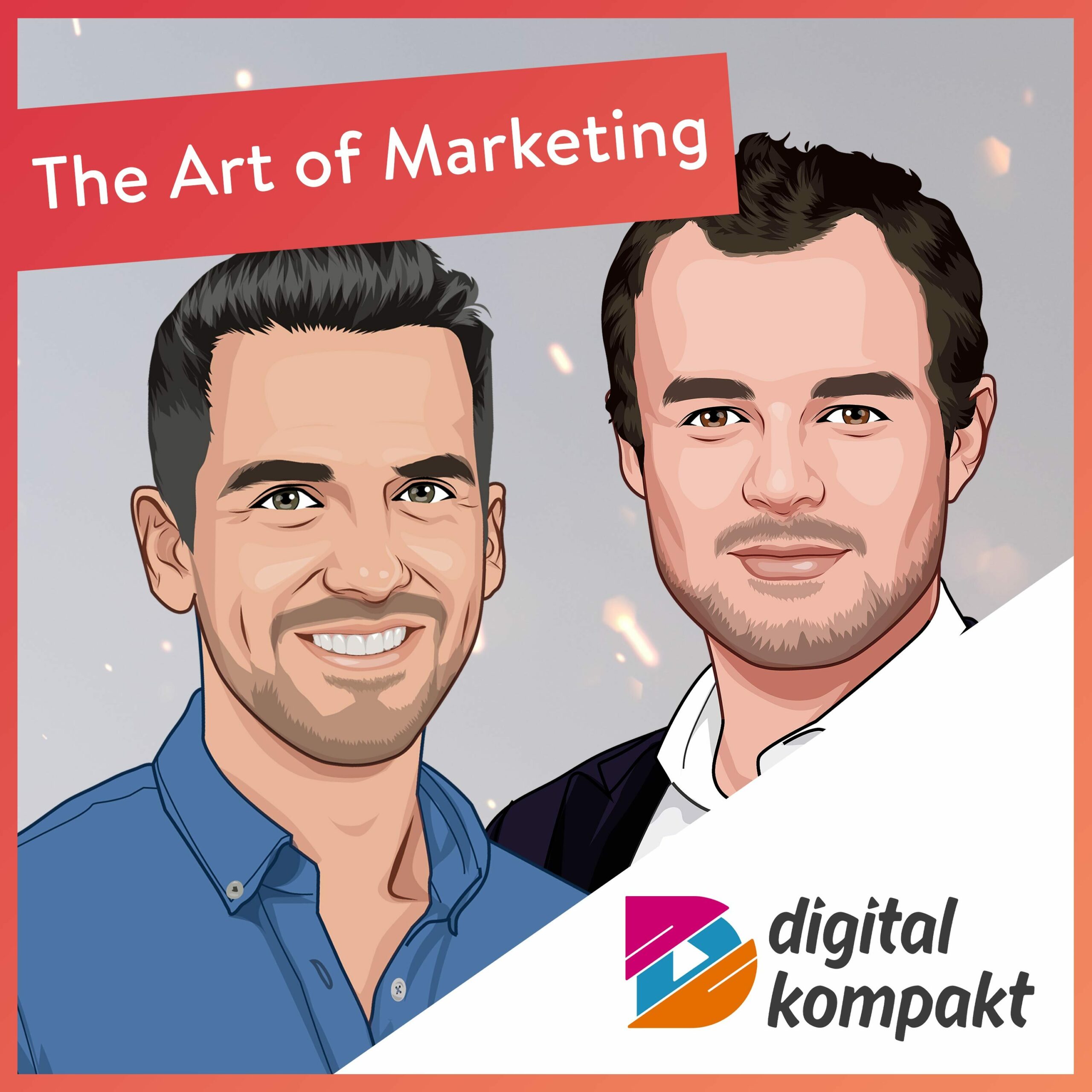 Illustration von Dominik Matyka, Gast im Podcast The Art of Marketing von Digital Kompakt