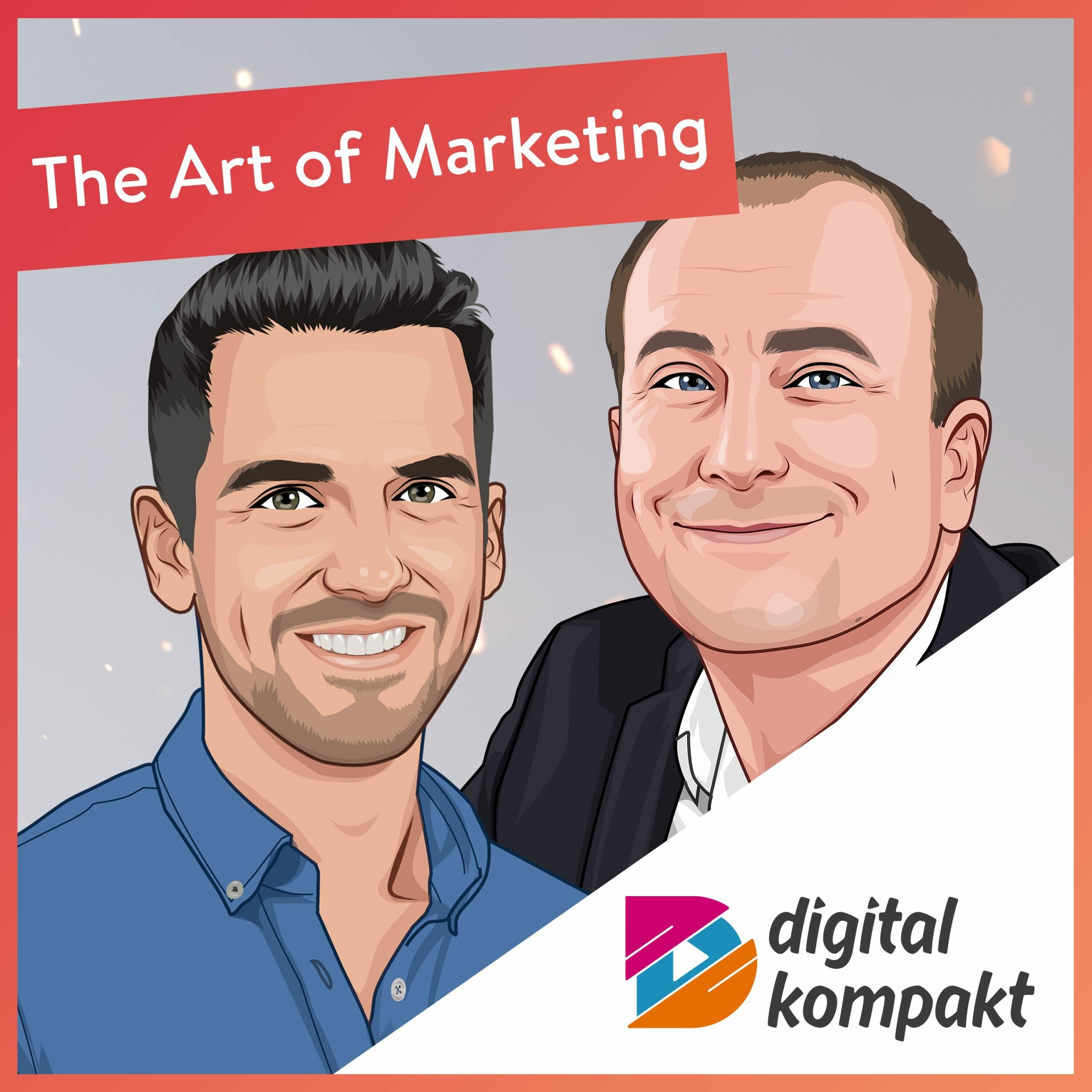 Illustration von Christian Uhl, Gast im Podcast The Art of Marketing von Digital Kompakt