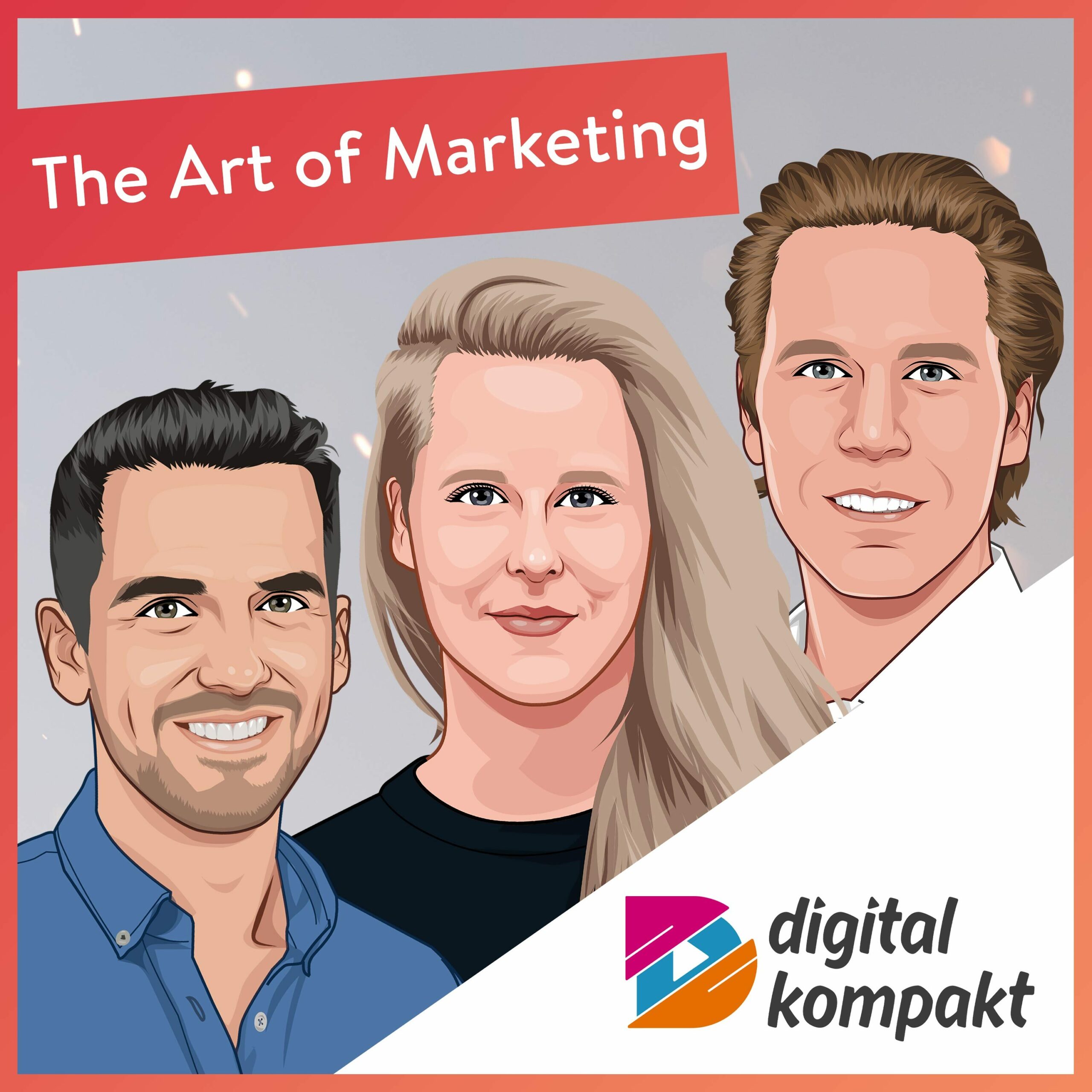 The Art of Marketing Podcast-Cover mit Viviane Wilde und Klemens Skibicki